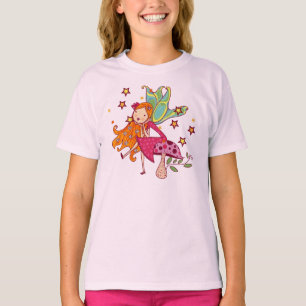 Garten-Fee auf Pilz T-Shirt