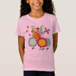 Garten-Fee mit Blumen T-Shirt