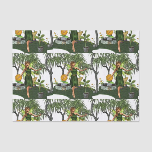 Garten-Fee Seidenpapier (Vorderseite)