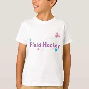 Garten-Flattern-Feld-Hockey T-Shirt