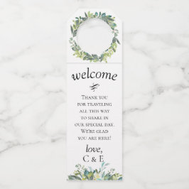 Garten Foliage Personalisiert Flaschenanhänger