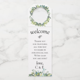 Garten Foliage Personalisiert Flaschenanhänger