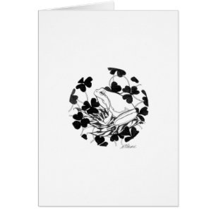 Garten-Frosch u. Klee