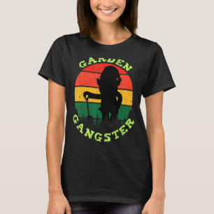 Garten Gangster Retro Vintage Gartenzwerg T-Shirt