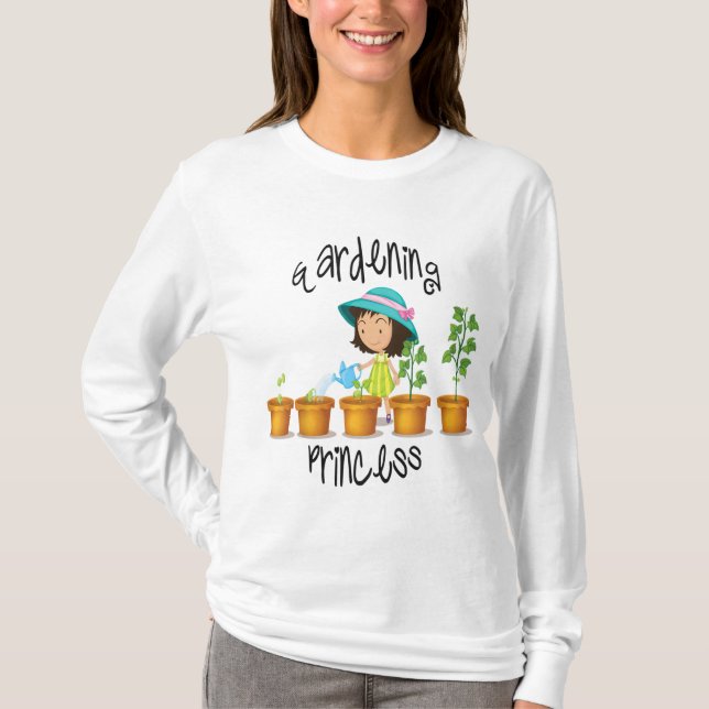 Garten Garten Garten Garten Mädchen Jugend Kind Ki T-Shirt (Vorderseite)