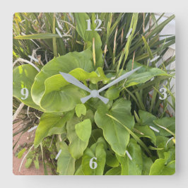 Garten Gartenanlage Gartenanlage Gartenanlage Gart Quadratische Wanduhr