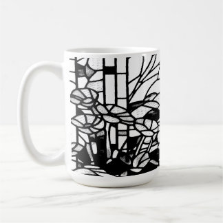 Garten Glasmalerei Kaffeetasse
