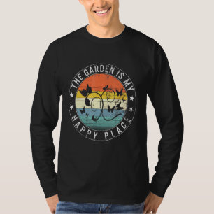Garten Glücklichster Ort Pflanzenlady Mama Zimmerp T-Shirt