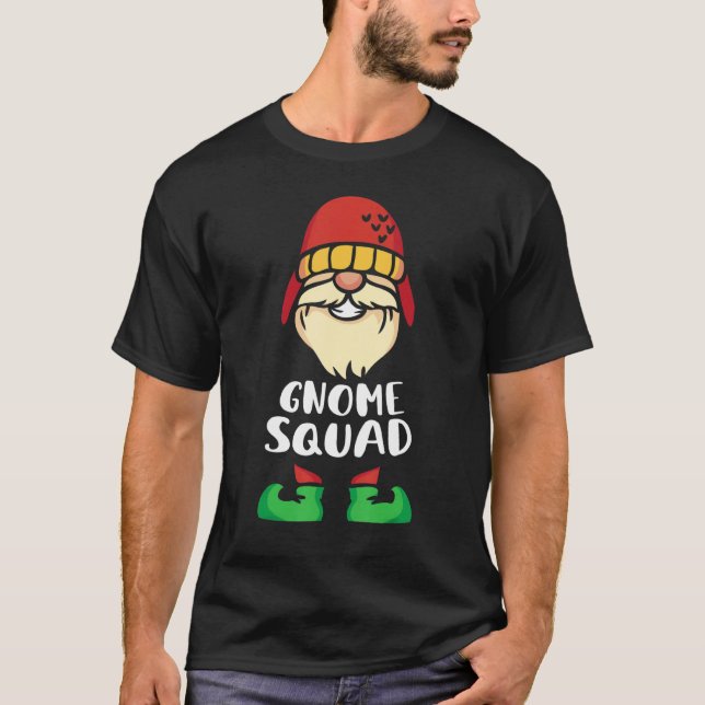 Garten-Gnom-Truppe Gnome Gärtner T-Shirt (Vorderseite)