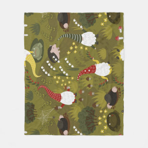 Garten Gnomes: Humorreiche Fauna. Fleecedecke