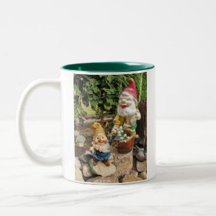 Garten Gnomes Zweifarbige Tasse