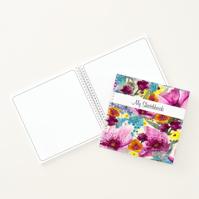 Garten Goodness Wasserfarben Notizbuch (Innenseite)