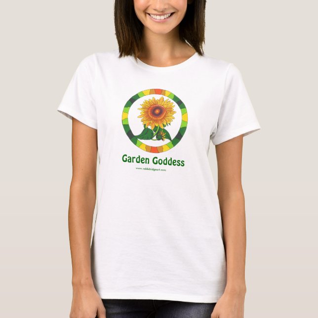 Garten-Göttin-T - Shirt (Vorderseite)