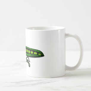 Garten-grüne Erbsenhülsen Tasse