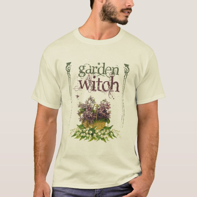 Garten-Hexe T-Shirt (Vorderseite)