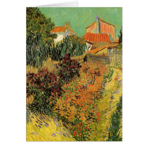 Garten Hinter einem Haus von Vincent van Gogh