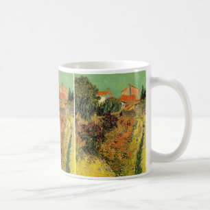 Garten hinter einem Haus von Vincent van Gogh Tasse