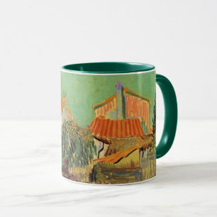 Garten Hinter einem Haus von Vincent van Gogh Tasse