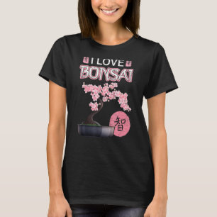 Garten-Hobby Retro-Japanische Kirsche Sakura Bonsa T-Shirt