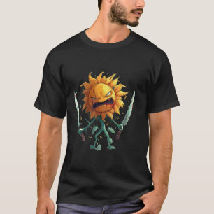 Garten Hof Gangster Sonnenblume Monster Gärtnerei  T-Shirt