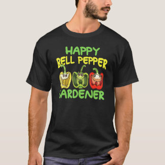 Garten Humor Glücklicher Paprika-Gärtner T-Shirt