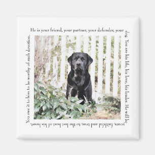 Garten-Hundemagnet Magnet