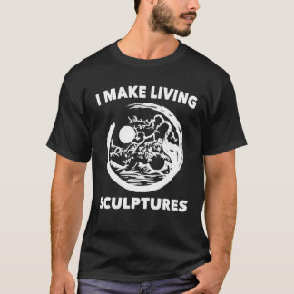 Garten - I Make Living Skulpturen - Friede - Garte T-Shirt