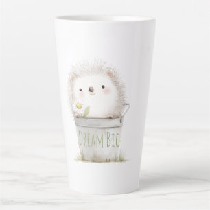 Garten-Igel mit Gänseblümchen Geburtstag Milchtasse