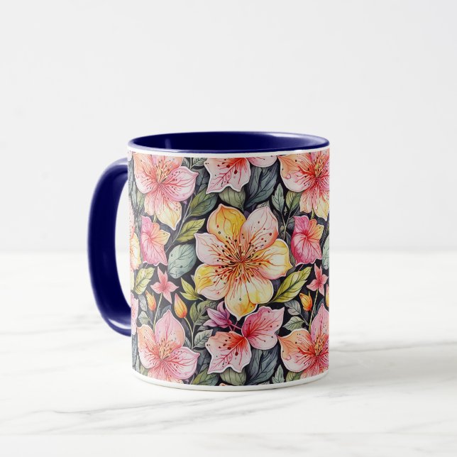 Garten im Freien - Formmuster 1 - Tasse des Kaffee (Vorderseite Links)