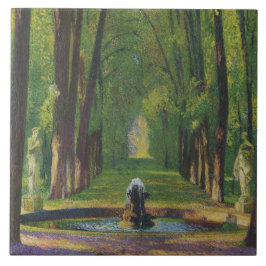 Gärten im Palast von Versailles (Frankreich) Fliese