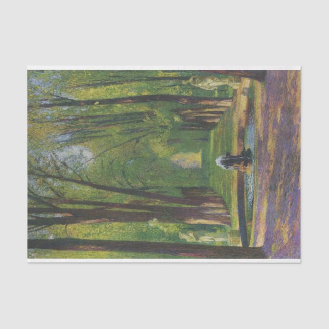 Gärten im Palast von Versailles (Frankreich) Seidenpapier (Vorderseite)