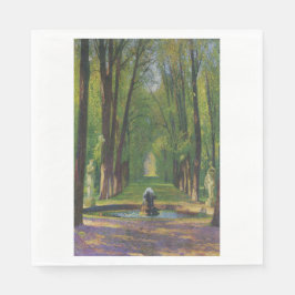 Gärten im Palast von Versailles (Frankreich) Serviette