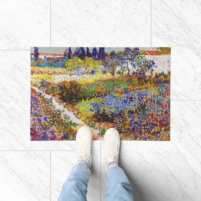 Garten in Arles, Van Gogh Fußmatte (Indoor)