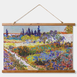 Garten in Arles, Van Gogh Wandteppich Mit Holzrahmen