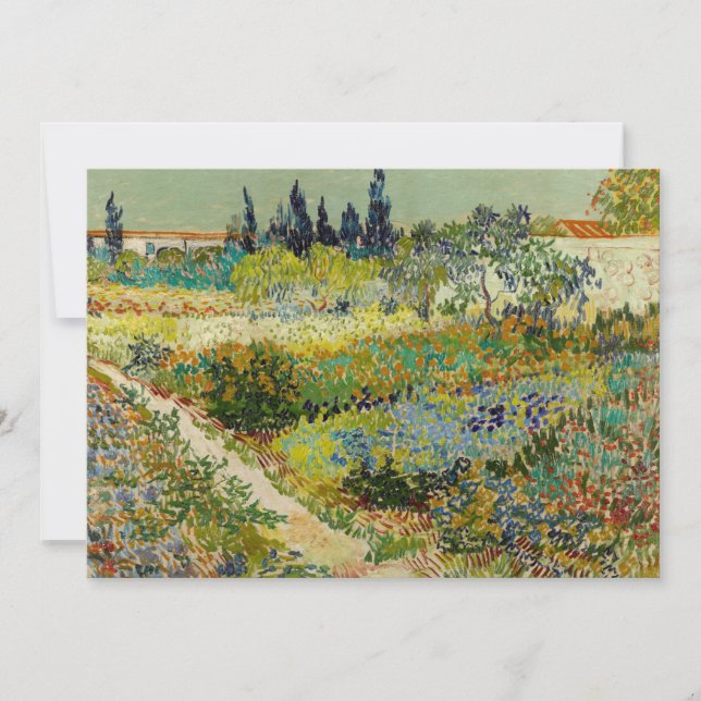 Garten in Arles | Vincent van Gogh (Vorderseite)
