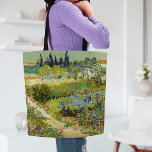 Garten in Arles | Vincent van Gogh<br><div class="desc">Garten in Arles (1888) von dem niederländischen Postimpressionisten Vincent van Gogh. Originelle Kunstwerke sind ein Öl auf der Leinwand,  das eine üppige Landschaft mit bunten Blume darstellt. Verwenden Sie die Entwurfstools,  um einen benutzerdefinierten Text hinzuzufügen oder das Bild zu personalisieren.</div>