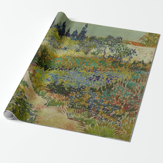 Garten in Arles - Vincent Van Gogh Geschenkpapier (Ungerollt)