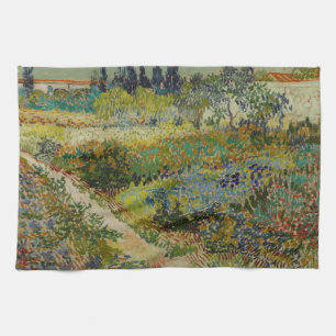 Garten in Arles - Vincent Van Gogh Geschirrtuch