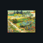 Garten in Arles | Vincent van Gogh Leinwanddruck<br><div class="desc">Garten in Arles (1888) von dem niederländischen Postimpressionisten Vincent van Gogh. Originelle Kunstwerke sind ein Öl auf der Leinwand,  das eine üppige Landschaft mit bunten Blume darstellt. Verwenden Sie die Entwurfstools,  um einen benutzerdefinierten Text hinzuzufügen oder das Bild zu personalisieren.</div>