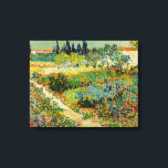 Garten in Arles | Vincent van Gogh Leinwanddruck<br><div class="desc">Garten in Arles (1888) von dem niederländischen Postimpressionisten Vincent van Gogh. Originelle Kunstwerke sind ein Öl auf der Leinwand,  das eine üppige Landschaft mit bunten Blume darstellt. Verwenden Sie die Entwurfstools,  um einen benutzerdefinierten Text hinzuzufügen oder das Bild zu personalisieren.</div>