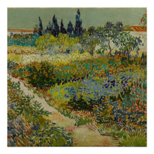 Garten in Arles - Vincent Van Gogh Poster