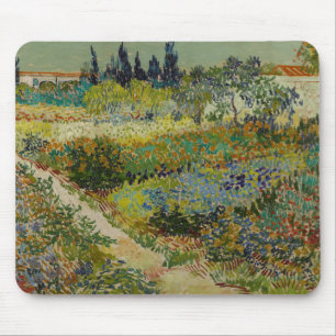 Garten in Arles von Vincent Van Gogh Mousepad