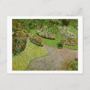 Garten in Auvers (F814) Van Gogh Fine Art Postkarte