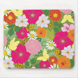 Garten in Bloom_Butterflies Maus Pad Mousepad