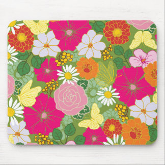 Garten in Bloom_Butterflies Maus Pad Mousepad
