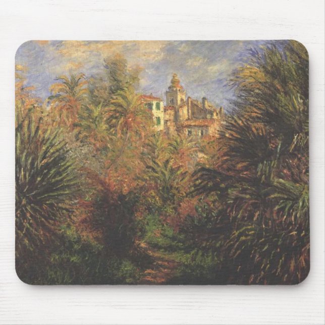 Garten in Bordighera - Claude Monet - c1900 Mousepad (Vorne)