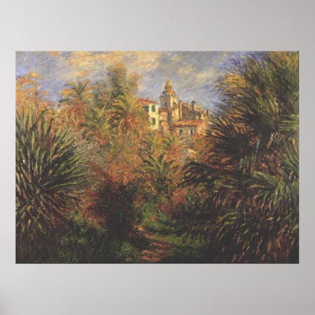 Garten in Bordighera - Claude Monet - c1900 Poster (Vorne)
