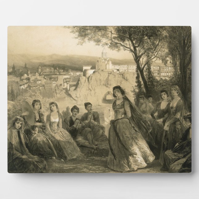 Garten in der Nähe von Tiflis, Georgien, Teller 27 Fotoplatte (Vorderseite)