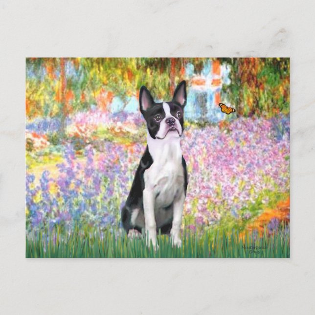 Garten in Giverney - Boston T Postkarte (Vorderseite)