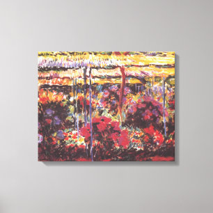 Garten in Giverny - Claude Monet - c1900 Leinwanddruck